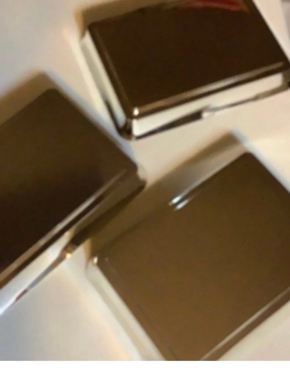 NEW Serious Skin Care Mirrored Vanity Stand Tray….Set of 3
